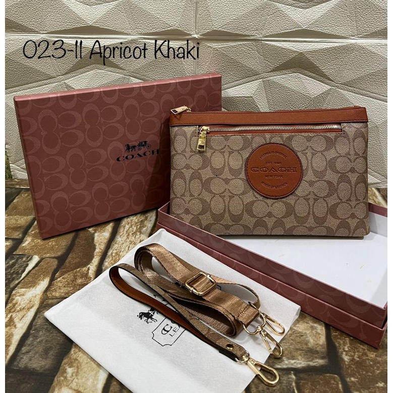 Handbag / Clutch C*ach Import Wanita Kode 023 FreeBox