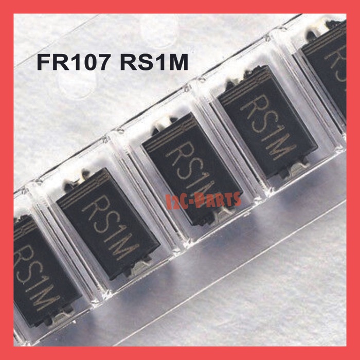 Dioda RS1M FR107 1A 1000V SMD SMA Ultra Fast Recovery Diode HQ
