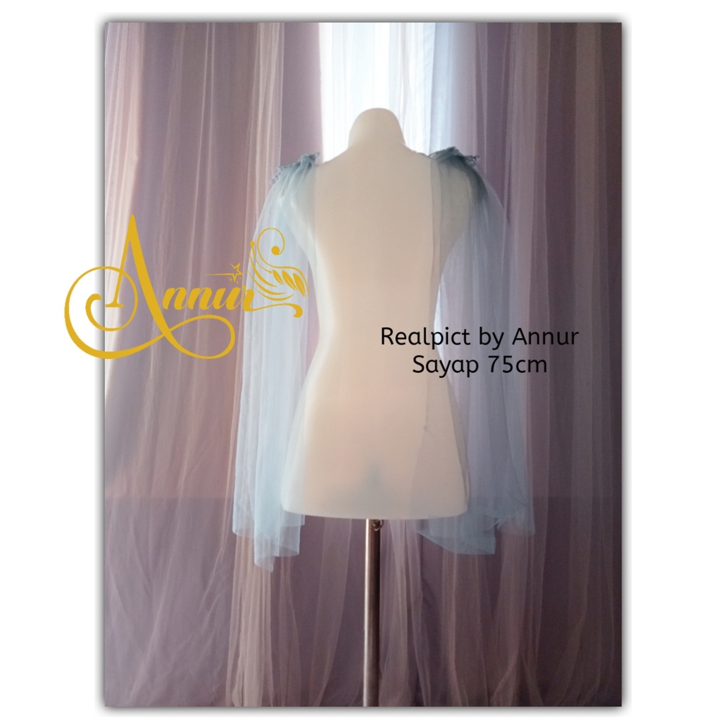 REALPICT 103 sayap 75 cm / sayap kebaya / selendang kebaya