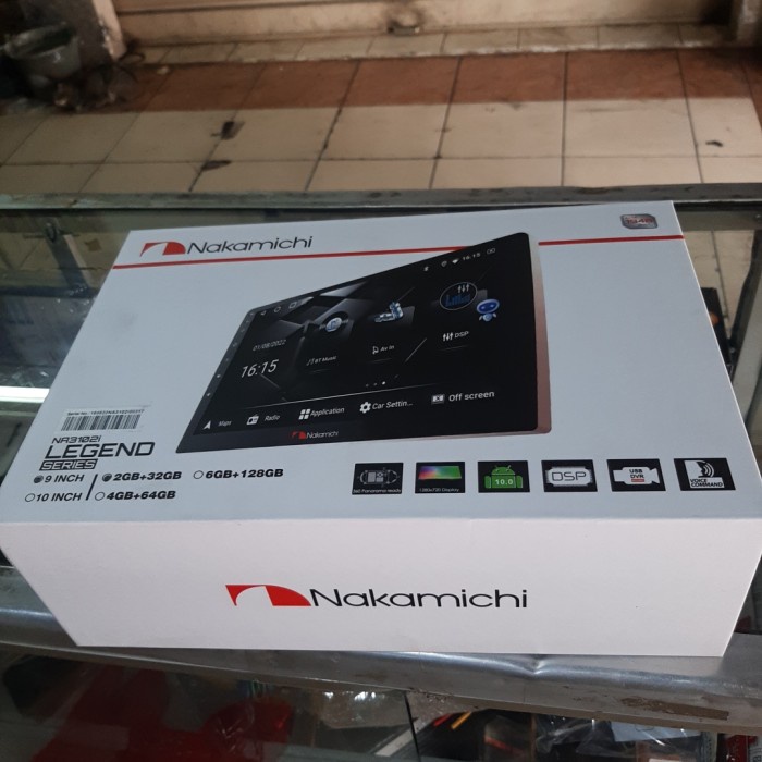 Headunit Nakamichi Na 3102I T5 Ram 4 /64 Head Unit Android 9 Inch Na-3102I