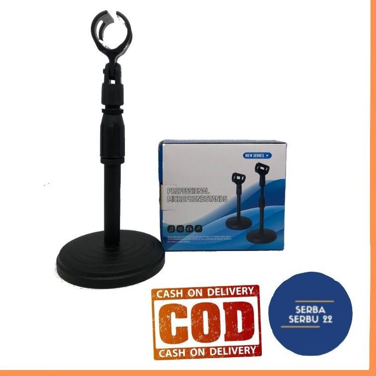 Modis.. GAGANG MICROPHONE STAND STANDING MIC SMULE  DUDUKAN MEJA [SS] 7PG