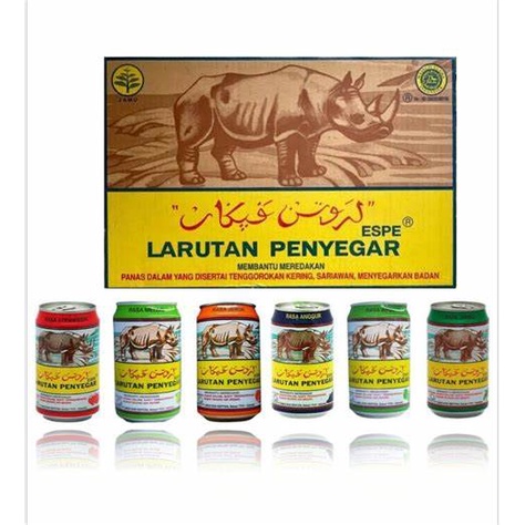 

LARUTAN KALENG PENYEGAR CAP BADAK 320 ML PER DUS ISI 24