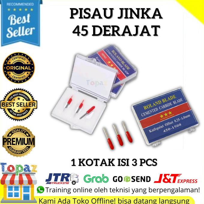 

Mata Pisau Mesin Cutting JINKA // Roland Blade 45 derajat