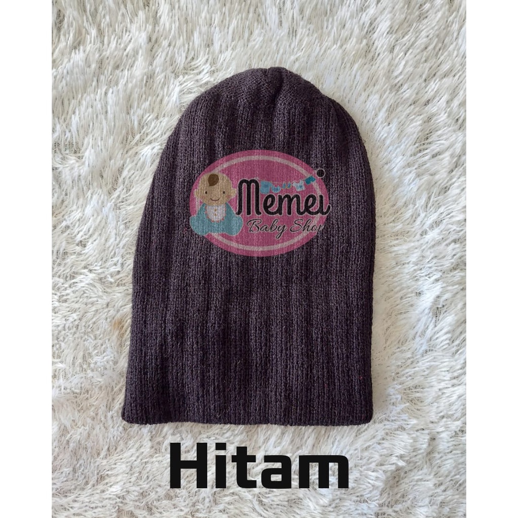 Topi Kupluk Bayi Rajut Polos Anak Baby Salur // BEANIE HAT KIDS