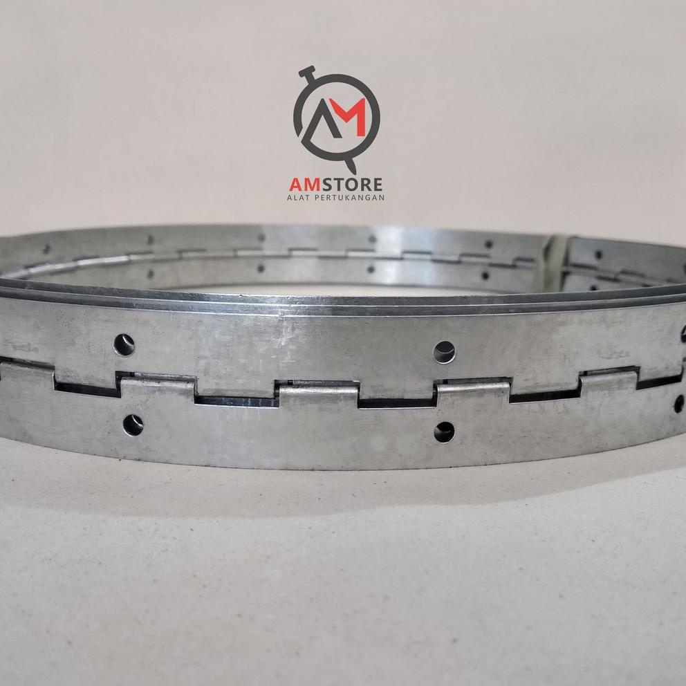 [Produk 3434] Engsel Piano Galvanis Tahan Karat - Engsel Pintu Lemari Panjang 0,5m vjgry