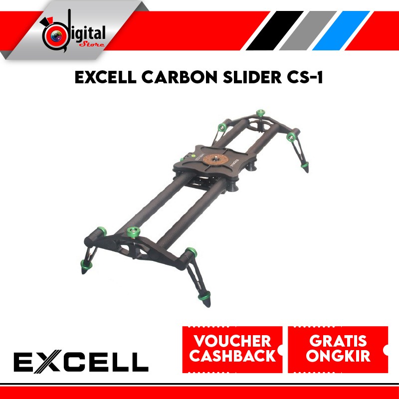 Excell Carbon Slider CS-1 - Slider Tripod Excell CS1  Excell Carbon Slider