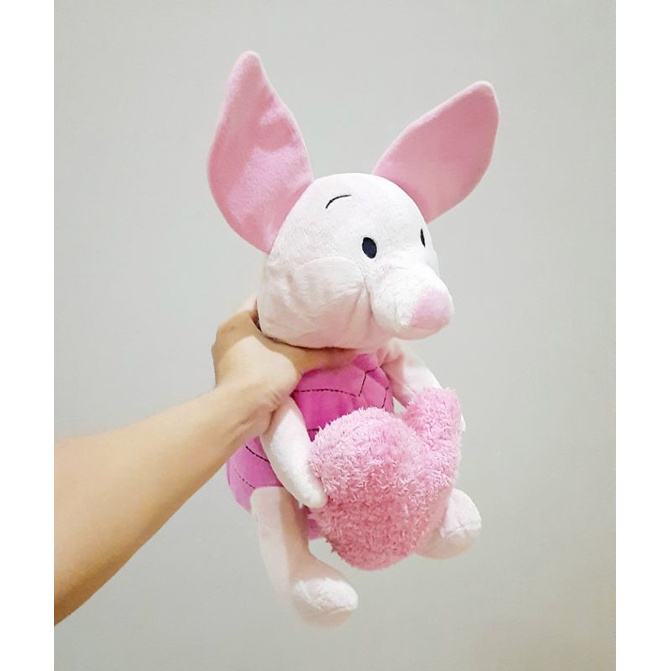 Boneka Piglet Love Winnie The Pooh Cute Size 35 Cm/ Boneka Piglet