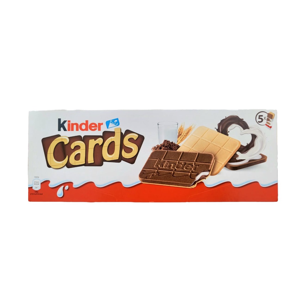 

Kinder Cards Chocolate Kinder Kartu 128gr