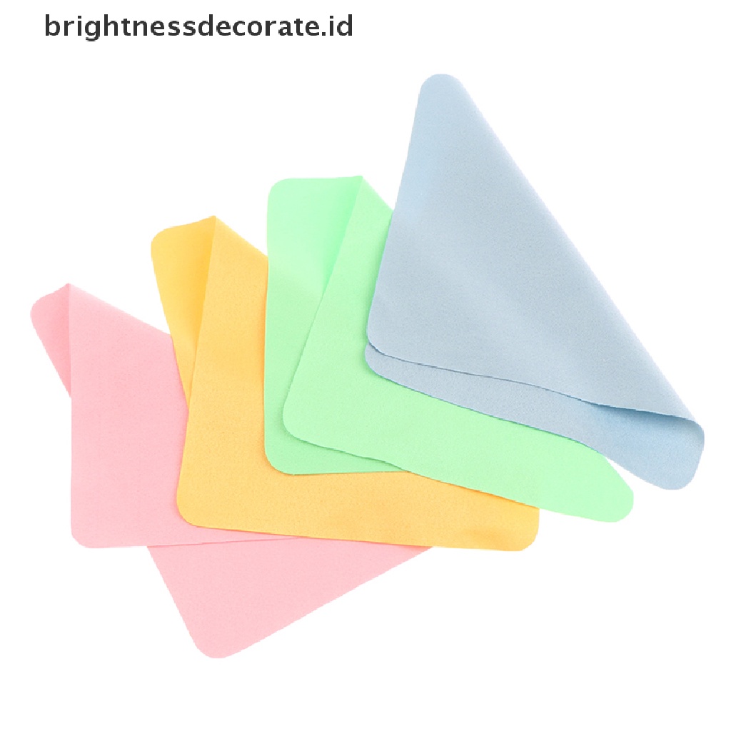 [Birth] 10pcs Kain Lap Pembersih Microfiber Premium Untuk Kacamata Layar Hp Lensa Kamera [ID]