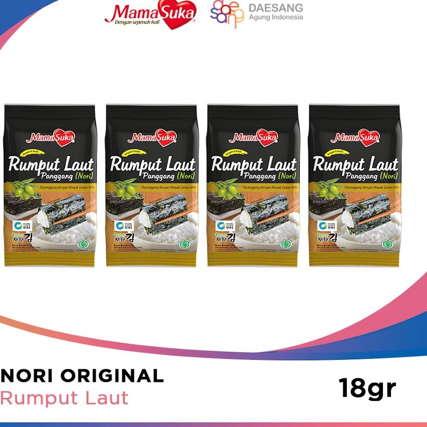 

Free Ongkir MamaSuka - Rumput Laut Panggang Isi 4 @4,5 gr