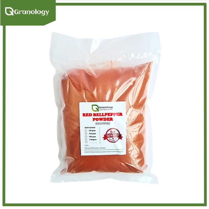 Paprika Bubuk / Pure Bell Pepper Powder (1 kilogram) by Granology