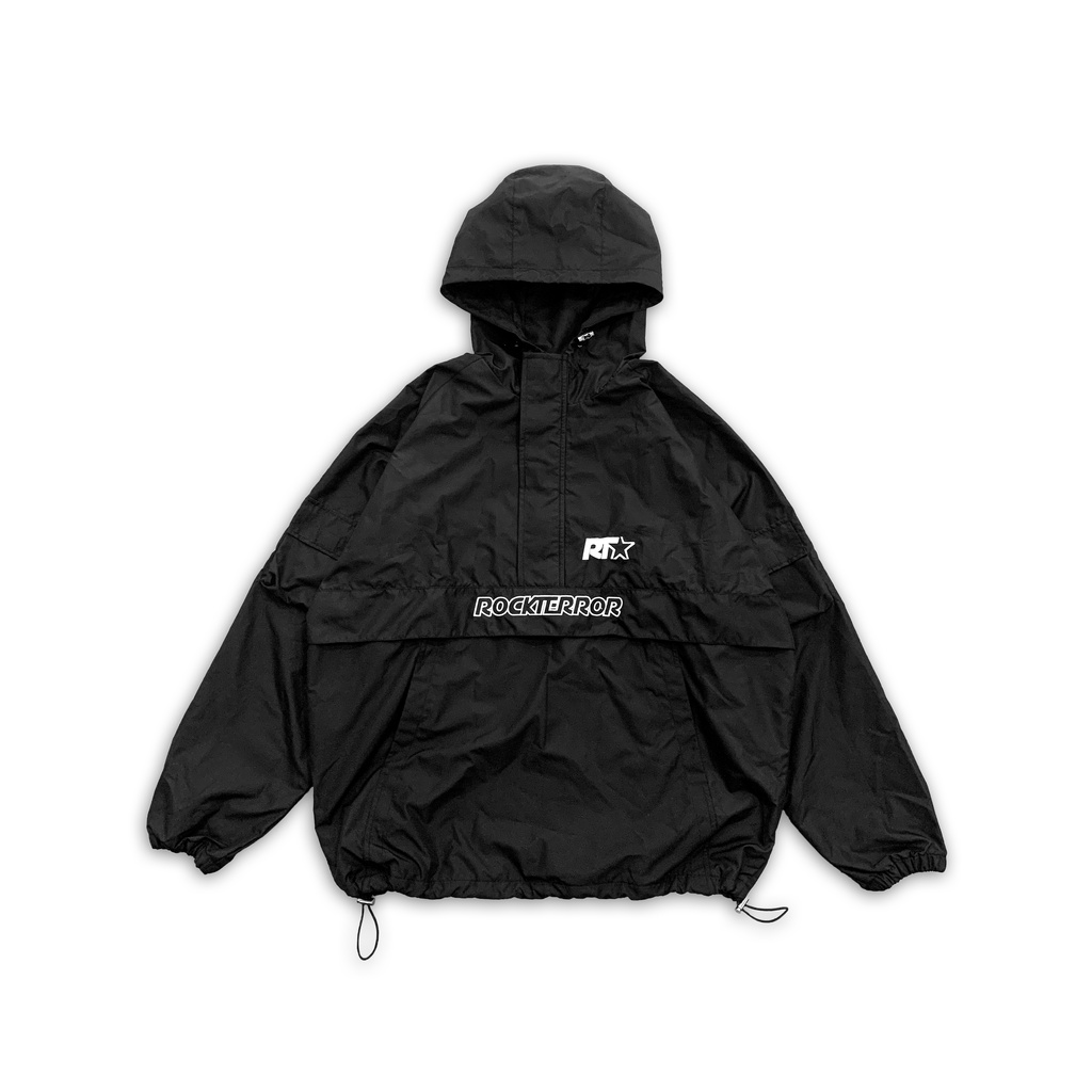 Jual Cagoule Jacket Black Pop Rockterror Shopee Indonesia