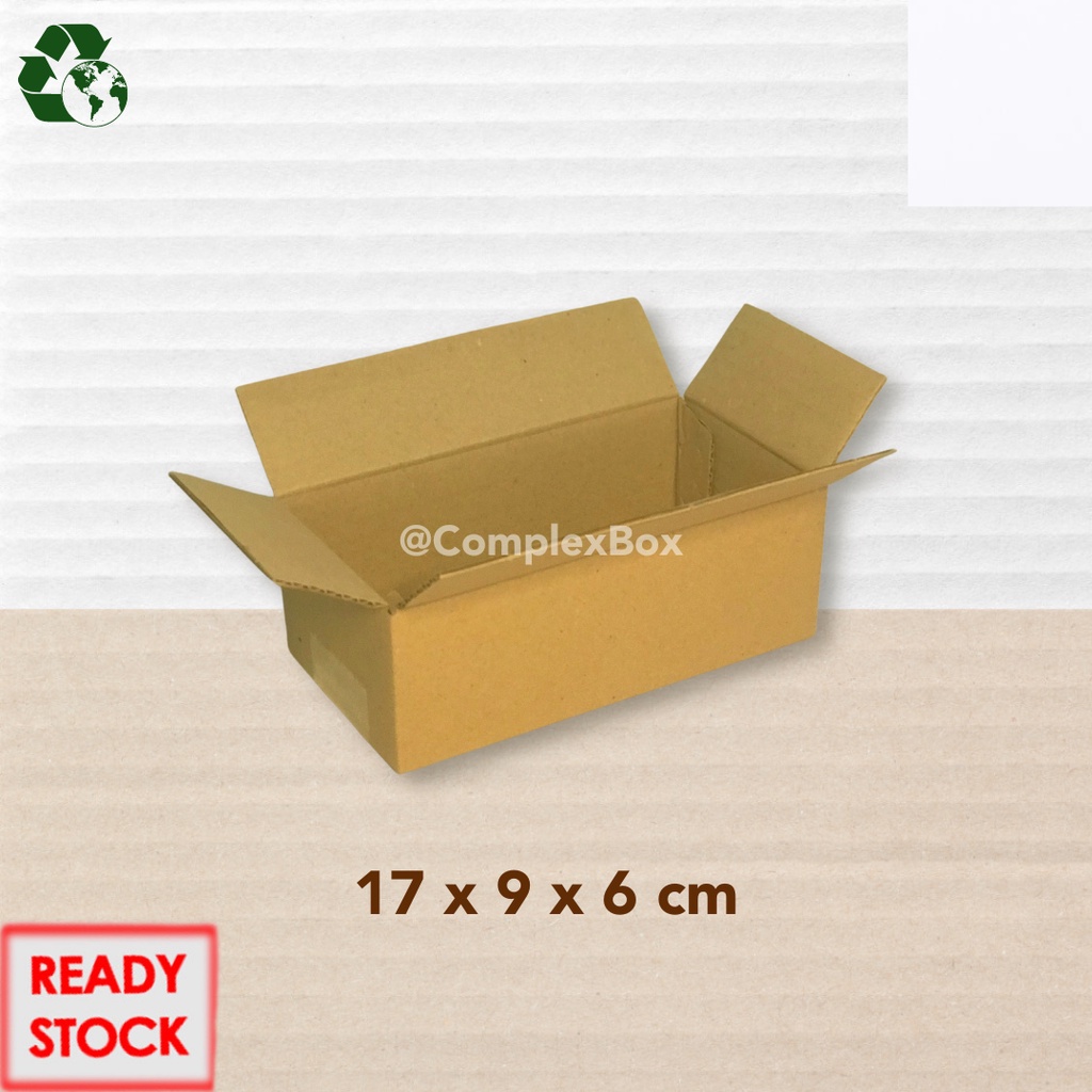 

Kardus BARU Polos 17 x 9 x 6 cm Kotak Karton Packing ( 17x9x6 )
