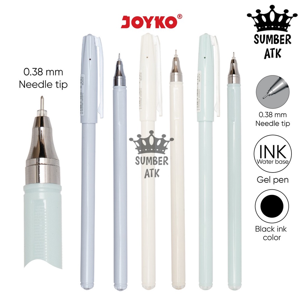 

Gel Pen Pulpen Pena Joyko GP-352 Sofuto Gel 0.38 mm