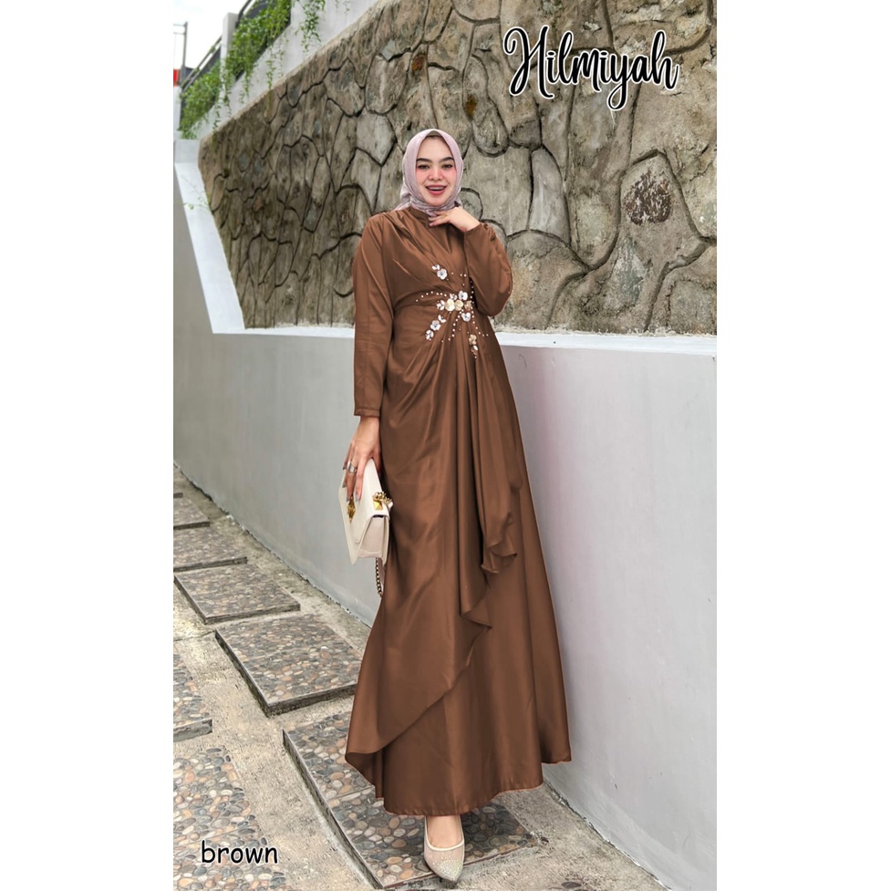 HILMIYAH Gamis kondangan gaun pesta muslimah