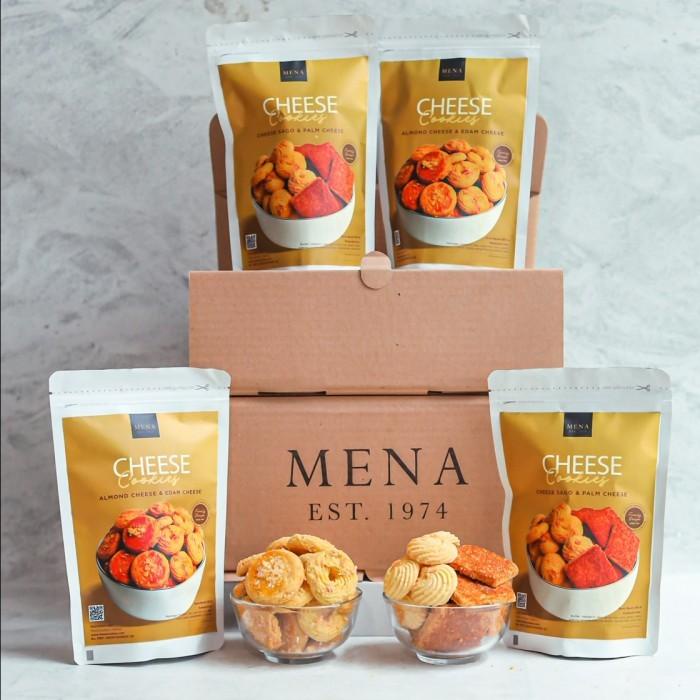 

Mena Cookies - Cheese Series - Mix Palm & Sago Cheese (Pouch) Best Seller