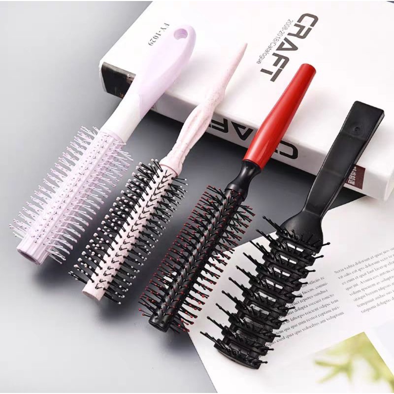 Sisir Roll Rambut Impor Sisir Gulung Rambut Blow Anti Kusut Sisir Rambut Blow Hair Styling Roll Hair Style Comb