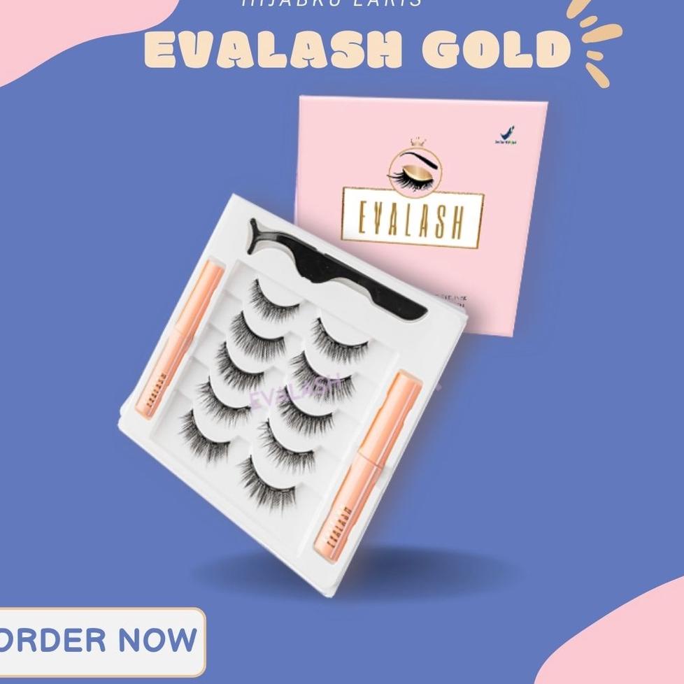 Eva Lash Magnet Bulumata Magnet Evalash Magnetic Eyelash Set - Bulu Mata Magnetic Kosmetik Mata ‣ QA
