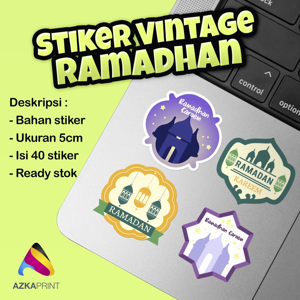 

Stiker Vintage Ramadhan - stiker aesthetic ramadhan