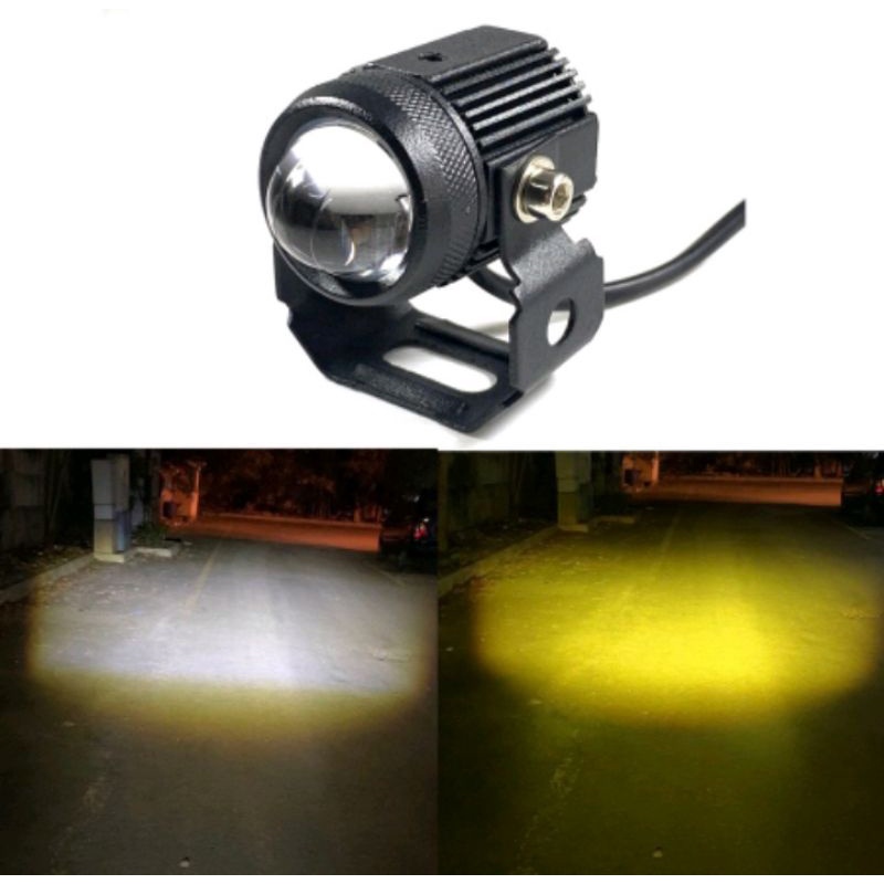 LAMPU TEMBAK SOROT D2 LASER - LAMPU TEMBAK LASER MOTOR MOBIL LED D2 MINI 2 WARNA HIGH LOW LASER GUN 