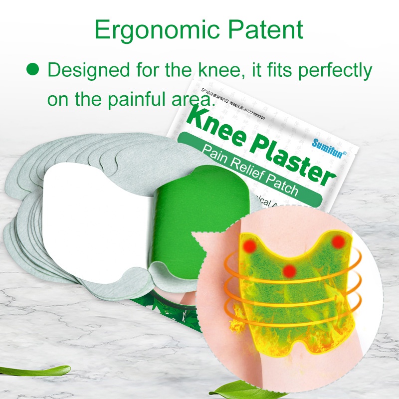【12PCS/KANTONG】Koyo Lutut Herbal Original / Koyo Lutut Nyeri Sendi / Knee Patch Koyo Lutut / Sumifun Knee Plaster Sendi Lutut