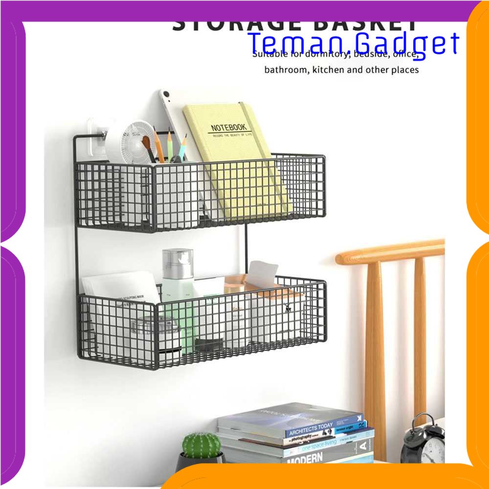 TG-RAK Rak Gantung Aluminium Organizer Rack Bathroom 2 Layers - G20