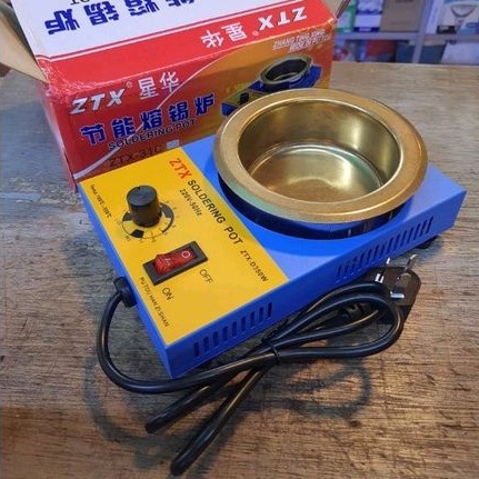 solder pot ztx 41D 300w diameter wadah 10cm / tempat masak timah batang