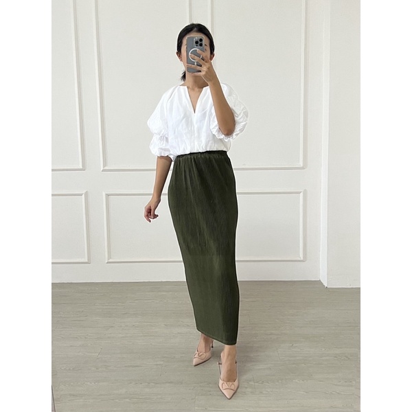 Rok Span / Rok Span Plisket Lidi / Rok Bodycon Premium / 08