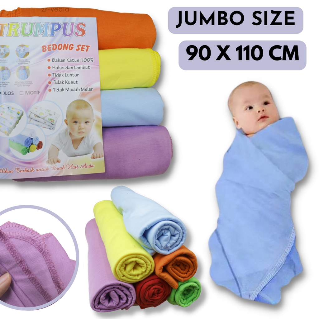 (ISI 4-6 PCS) Bedongan Baby New Born SNI -  Bedong Bayi Alas Perlengkapan Bayi Murah Selimut Kiosbalitaaprillia