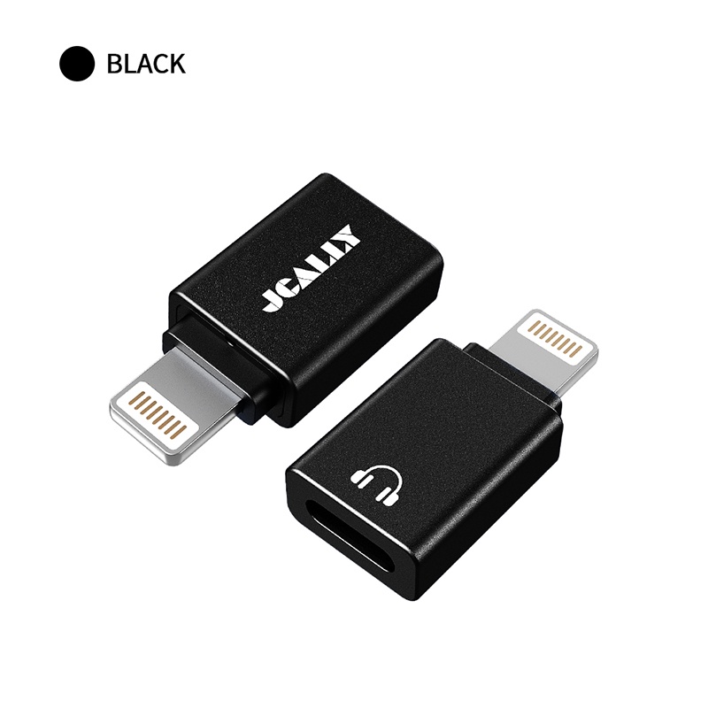 Jcally OTG Adaptor 8pin Pencahayaan Ke USB C Tipe C headset Konversi U disk card reader Transmisi Untuk ios