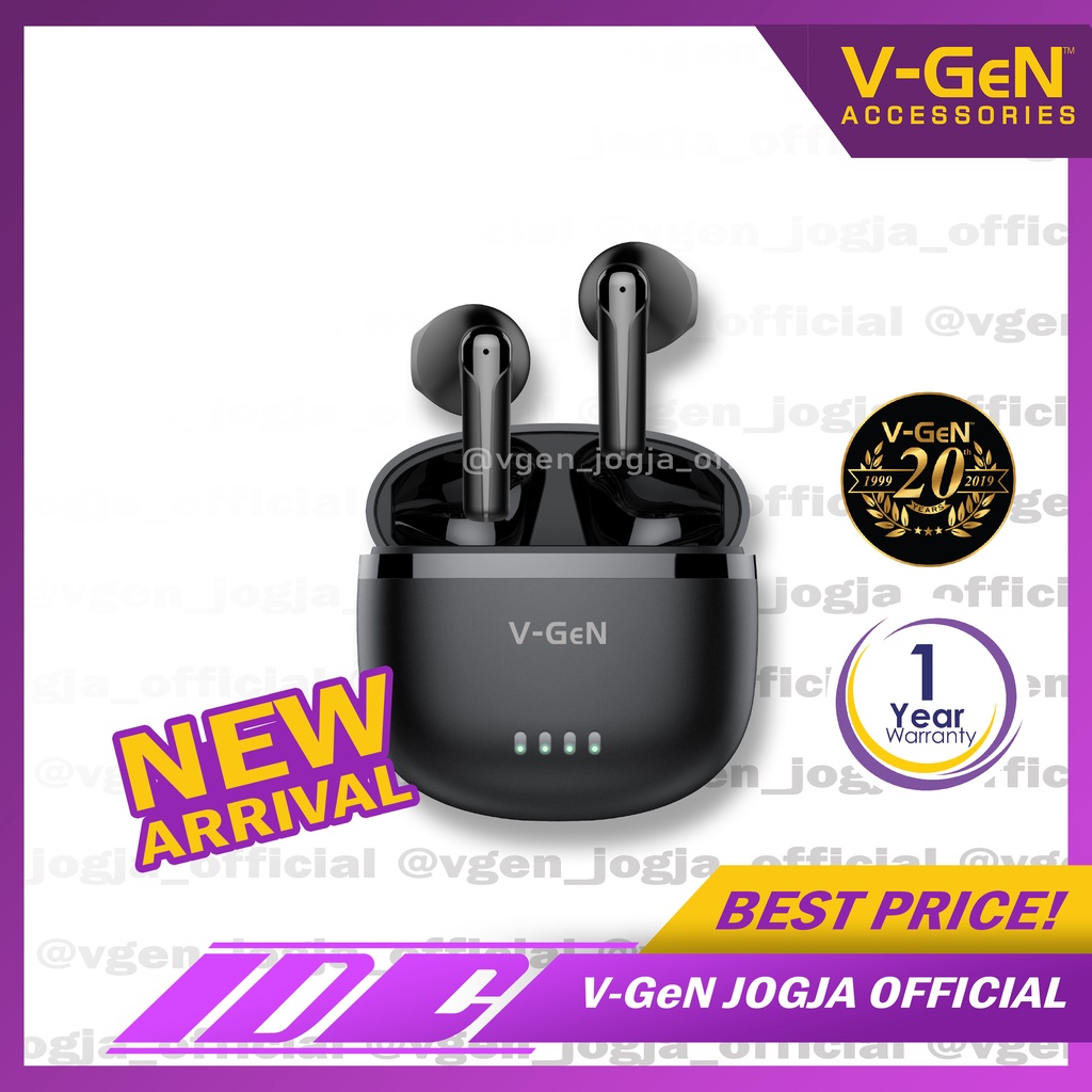 Earphone V-GeN TWS With ENC VH-S03 True Wireless Stereo VGEN