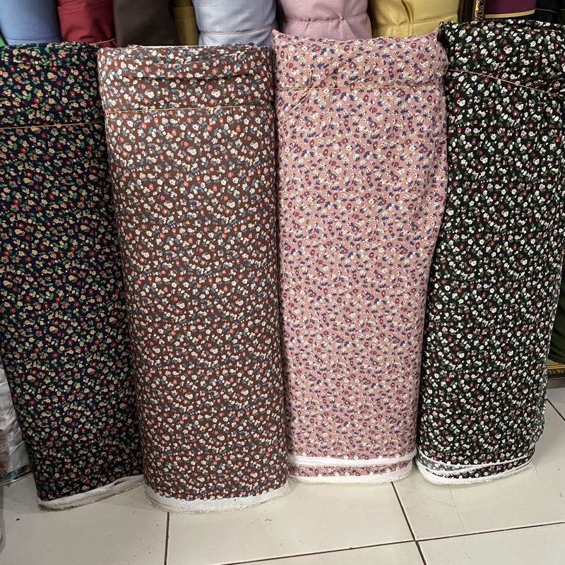 Rayon Viscose Motif Bunga