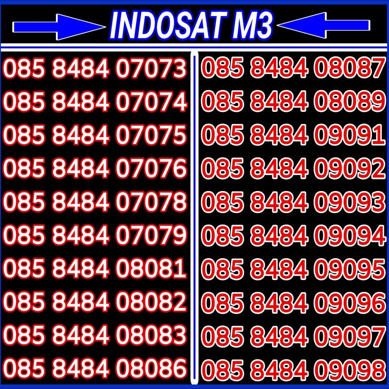 nomor cantik indosat rapi abab cdcd x