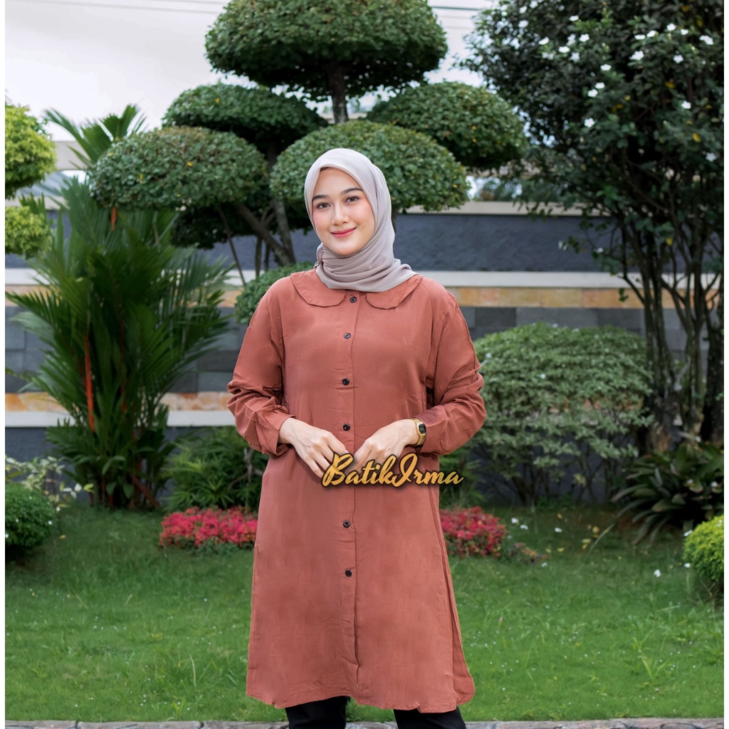 Tunik Rayon Kekinian Tunik Polos Wanita Terbaru Nagita Tunik Batik Irma