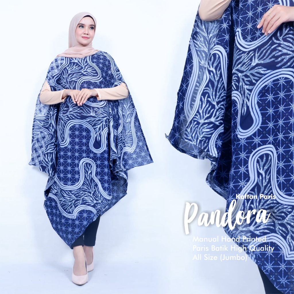 pandora kaftan abaya pakaian baju gamis dress syari longdress maxy maxi batik solo jumbo big all siz