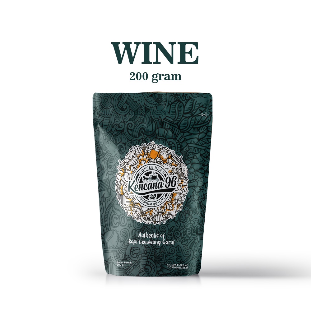 

Wine Proses - KENCANA96 Kopi Arabika Garut Arabica Coffee 200 Gram
