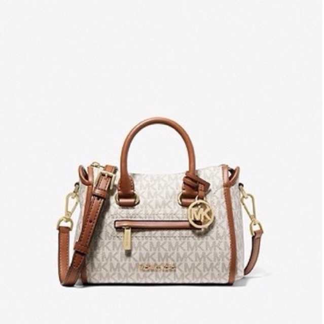 Michael kors Carine XS extra small logo satchel vanilla