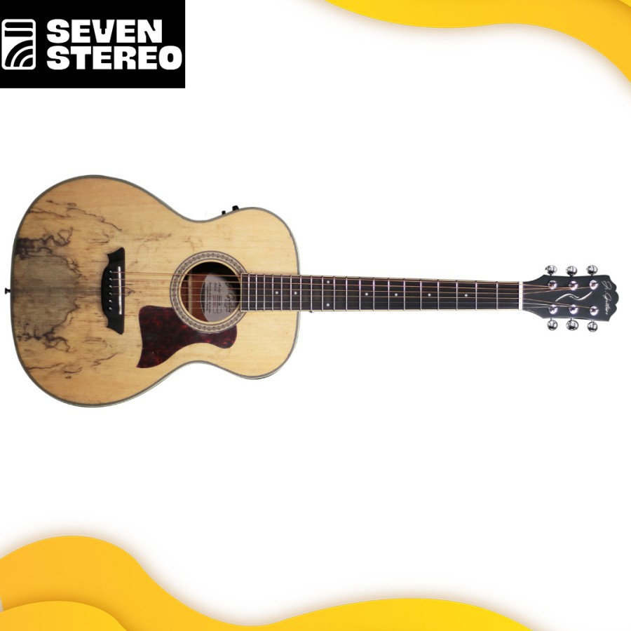 JS Guitars JSO37E-MG JSO37EMG Acoustic Electric Orchestra Model Guitar