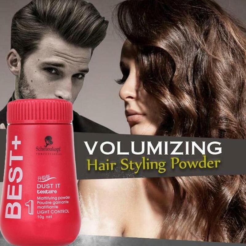 10ml Unisex Modeling Styling Fluffy Hair Powder Hair Volume Bedak Rambut  Pria Wanita Best+  Pomade 