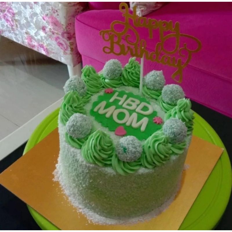 

Klepon Cake/Classic Cake/Birthday Cake