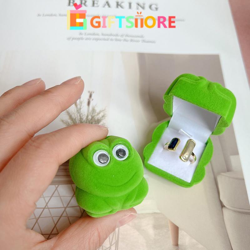 ✨COD  Cincin Kartun Kotak Lembut Fashion Korea Berkelompok Kreatif  Lucu Perhiasan Hadiah-GS