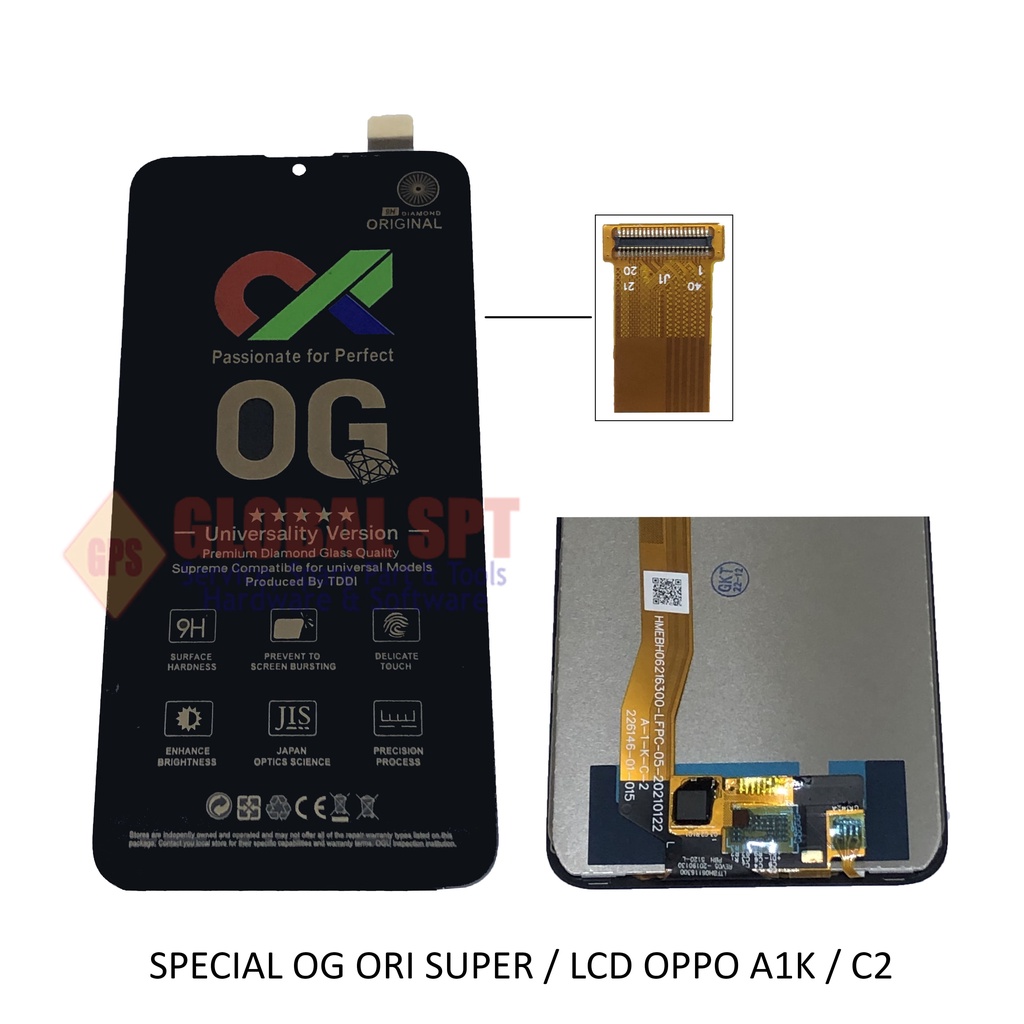 SPECIAL OG ORI SUPER / LCD TOUCHSCREEN OPPO A1K / C2