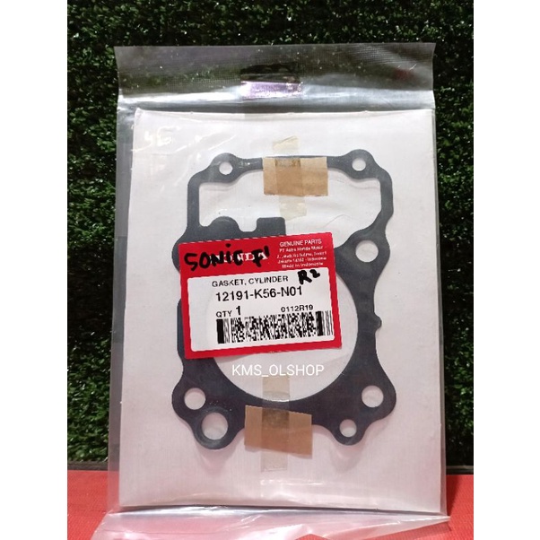 Packing Block Bawah Gasket Cylinder SONIC FI CBR 150 LED GTR 150 Asli Ori AHM 12191-K56-N01