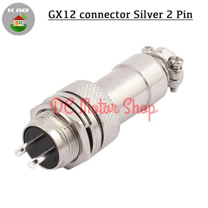 GX12 Aviation Plug 2 Pin Male Female Panel Wire Connector 12mm AN07 dc-motor90 Segera Dapatkan