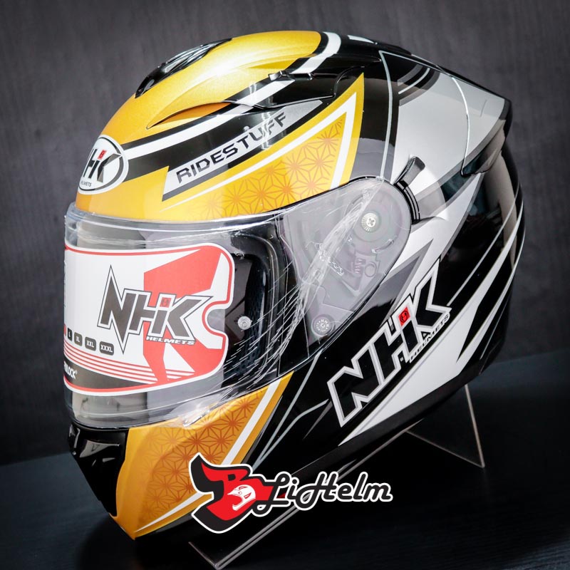NHK HELM GP PRIME SAMBO | BLACK GOLD | DOUBLE VISOR