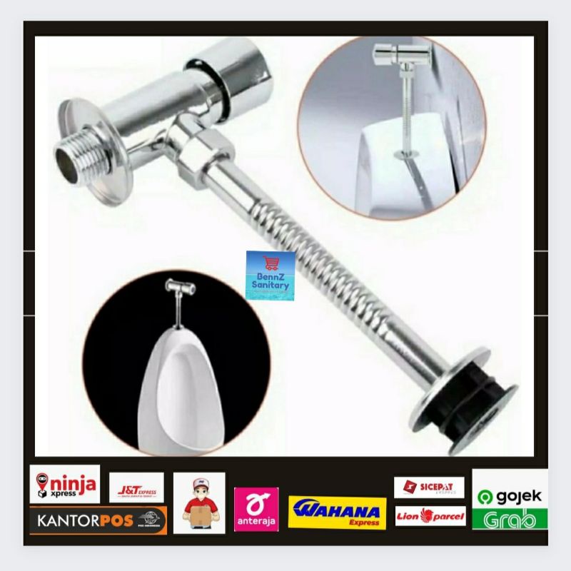 push kran urinal kuningan/push kran urinal pencet/push kran urinoir tekan/kran pipis tekan
