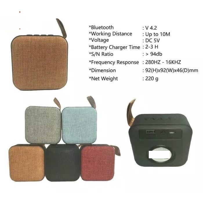 Speaker Bluetooth Mini T5 Wireless Music - Speaker T5 - Kenji Shop