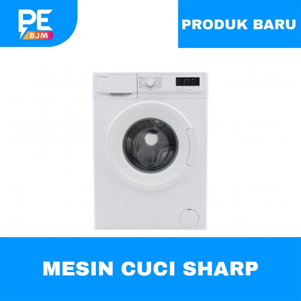 MESIN CUCI FRONT LOADING SHARP 7 KG ES-FL1072B