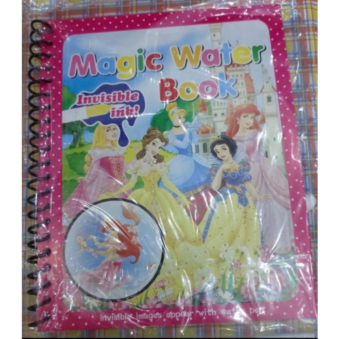 Magic Water Book / Book Water / Buku Mewarnai Ajaib / Magic Water Pen