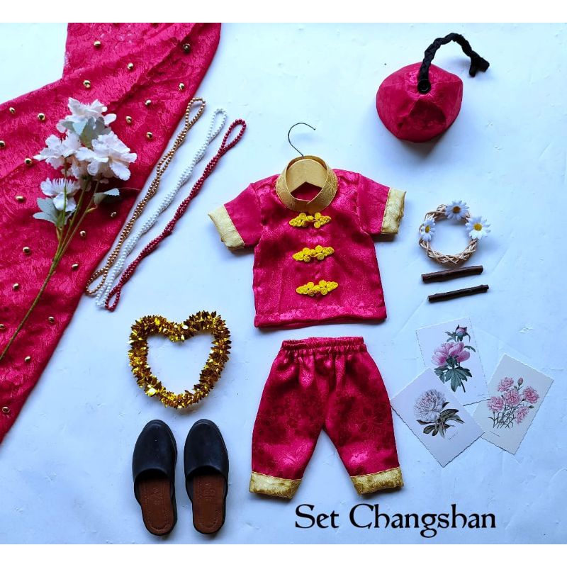 SETELAN CHEONGSAM ANAK LAKI-LAKI / QIPAO ANAK LAKI-LAKI / CHANGSHAN SET / BAJU IMLEK ANAK